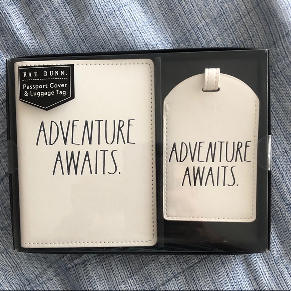 RAE DUNN Other - NEW RAE DUNN PASSPORT LUGGAGE TAG SET 
NEW IN BOX